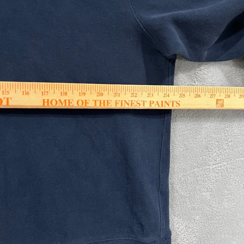 Banana Republic Sweater Mens XL 1/4 Zip Heavyweight Preppy Navy‎ Blue Academia